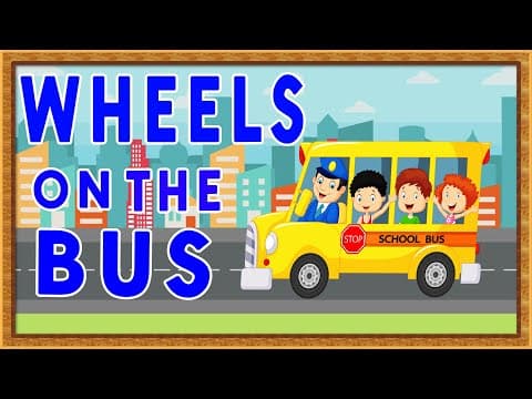 Nursery rhymes - wheels on the bus - wheels on the bus round and round