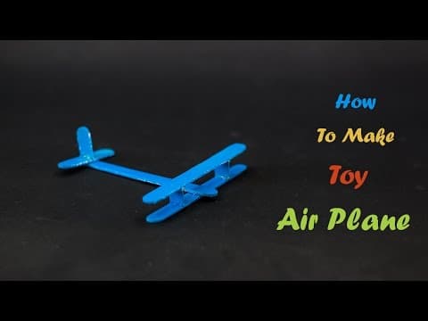 Diy Projects How to make toy airplane