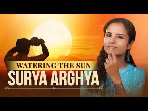 The Secret Science Behind Surya Arghya