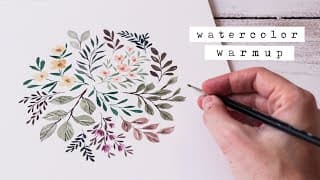 Watercolor Warmup | Practice With Botanicals