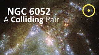 Hubble is Display of Two Colliding Galaxies