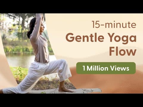 15-Minute Gentle Yoga Flow to Start the Day | सुबह के लिए 15 मिनट का योग @satvicyoga