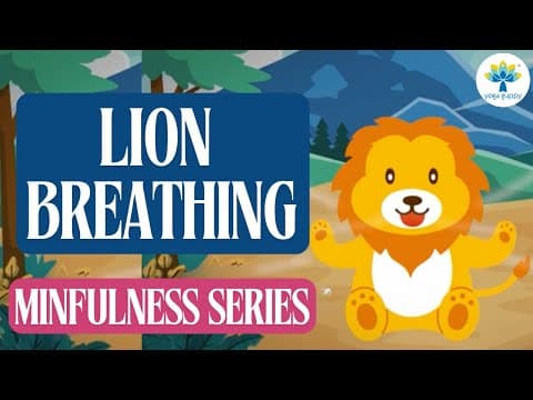 Breathing Exercise for Kids | Improve Lung Capacity| Lion Breathing | Yoga for Kids | Yoga Guppy