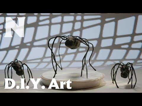 How to make wire sculptures inspired by Louise Bourgeois’ spiders