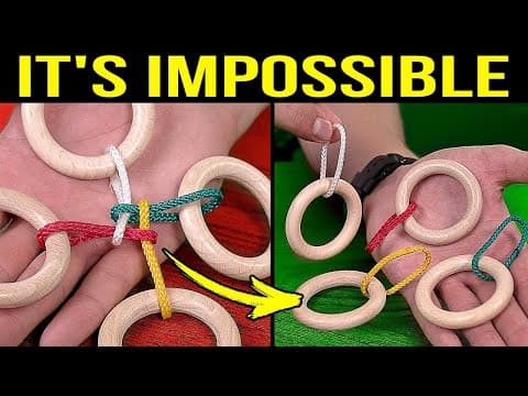 ONLY GENIUS CAN UNTIE THIS KNOT - solving AN IMPOSSIBLE PUZZLE
