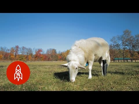This farm fits injured animals with prosthetics