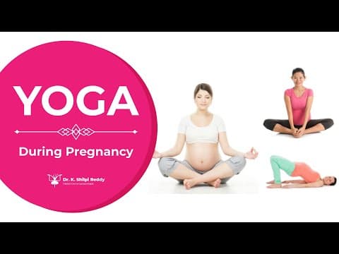 గర్భిణీ స్త్రీలకు యోగా | Yoga for pregnant women | Gynaecologist in Hyderabad | Dr. K. Shilpi Reddy
