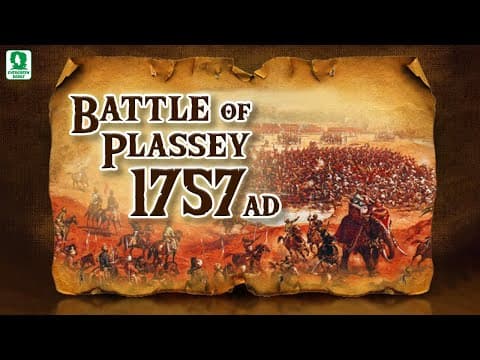 Battle of Plassey 1757 AD - Indian History - Animated Video for Kids - Indian History Animated Video