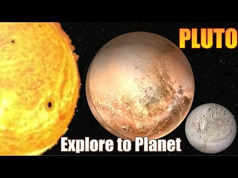 Explore to Pluto Planet in Universe