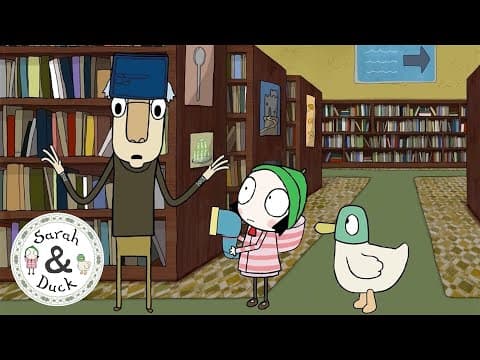 Looking with Librarian - Quacky Flappy Clips - Sarah and Duck