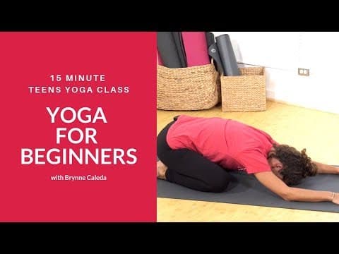 Yoga for beginners - teens yoga class with yoga ed