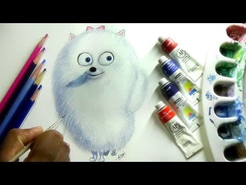 how to draw gidget  -  Lesson 50