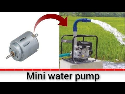Water Pump || How To Make Water Pump With DC Motor || Easy School Project Model