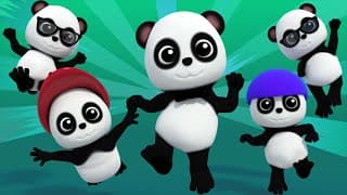 Five Little Pandas From Baby Bao Panda | Nursery Rhymes For Kids And Childrens | Baby Songs