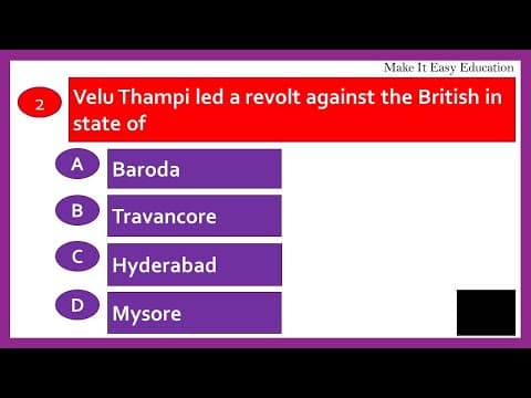 INDIAN HISTORY - PART 2 - GENERAL KNOWLEDGE