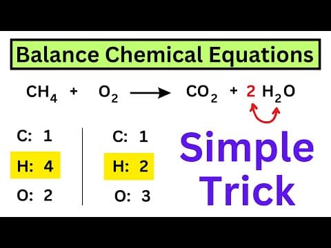 How to Balance Chemical Equations? Practice Problems