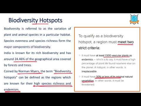 What is Biodiversity Hotspots ? || Biodiversity Hotspots అంటే ఏమిటి?