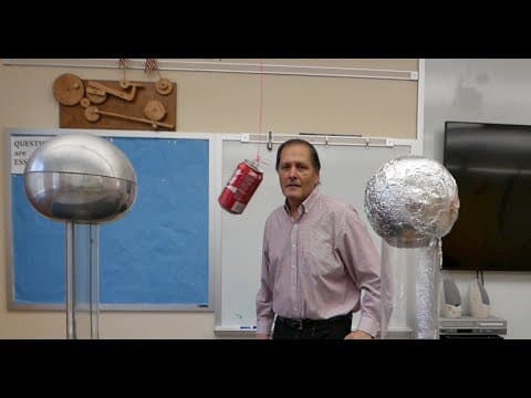 Static Electricity part two Conduction-Induction // Homemade Science with Bruce Yeany