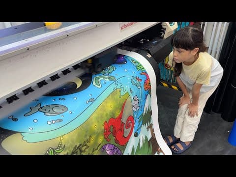Making Emilie's First iPad Canvas Print - YouTube