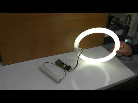 Converter DC AC voltage for fluorescent emergency tube