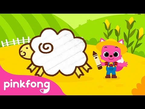 Baa-Baa Baby Lamb | Farm Animals | Baa baa black sheep