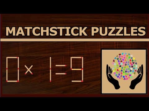 Matchstick Puzzle #45 | Matchstick Logic Puzzles |Matchstick Puzzles with Answers| Matchstick Tricks