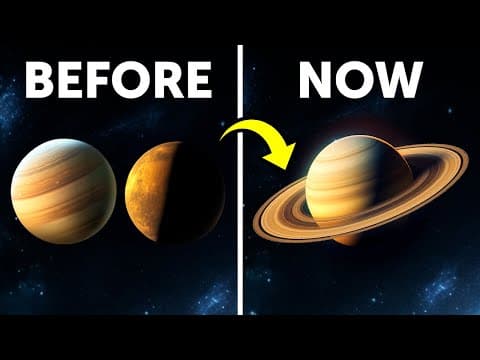 How come Saturn has rings, and why Earth doesn't