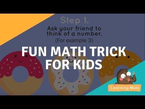 Fun Math Trick for Kids - Improve Your Mental Math - Math Tricks for Kids