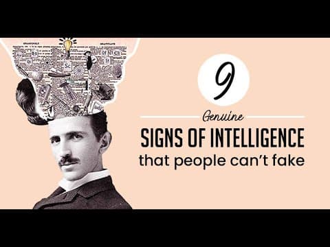 9 genuine signs of intelligence that people can’t fake.