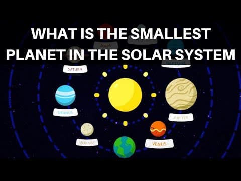 What is the Smallest Planet in Our Solar System? - Planet Facts for Kids - Space Facts for Kids
