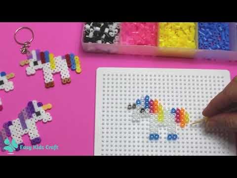 Hama Bead Mini Unicorn - Easy Kids Craft