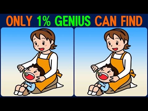 【Find the Difference】 Can you spot all the differences? Try it!