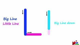 Writing the letter L|Alphabet writing|Writing letter for Kids
