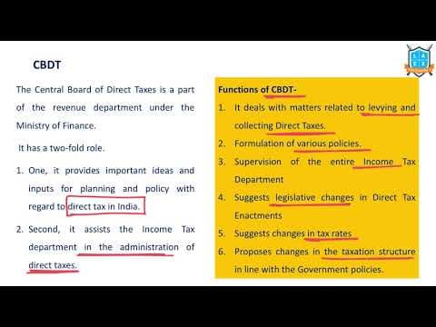What is CBDT ? || Central Board of Direct Taxes అంటే ఏమిటి?