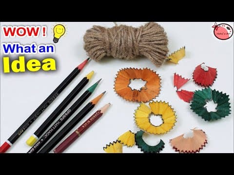Best out of waste craft idea - wall decor showpiece making at home - diy room decor - handmade craft