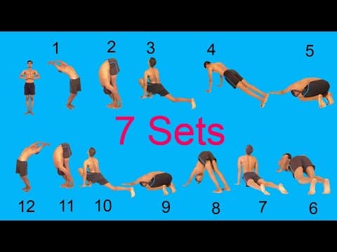 7 sets of Surya Namaskaras
