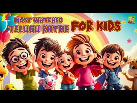 Most Watched Telugu Rhyme | Top Rhymes for Kids | Best Children Songs | Popular Nursery Songs 2025
