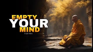 How to empty your mind | a zen story