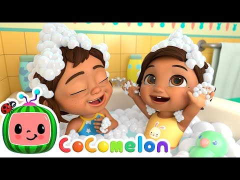 Bath Song with Nina  CoComelon Nursery Rhymes & Kids Songs