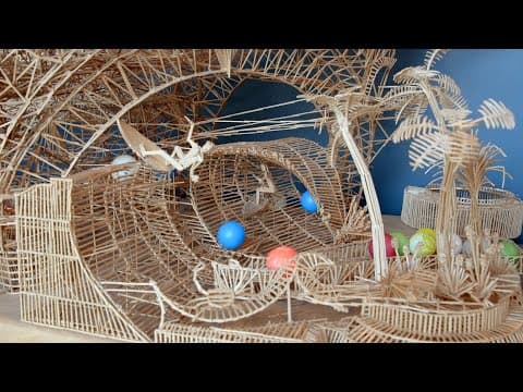 Scott Weaver’s toothpick kinetic sculpture, an Exploratorium tour