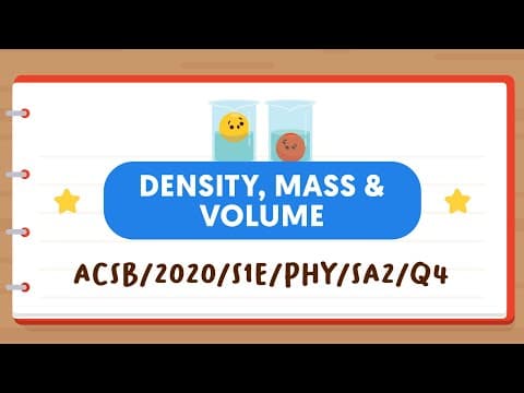 SCIENCE MADE SIMPLE EP8 | Density, Mass & Volume | Comparing Aluminium Cubes Of Different Sides