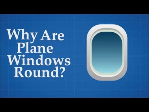 Why are plane windows round