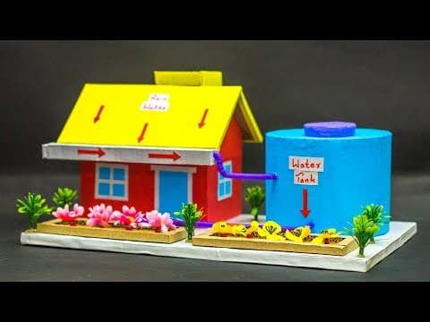 School Science Projects | Rain Water Harvesting Model