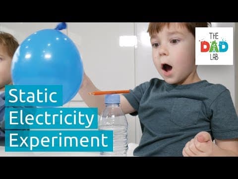 Simple Static Electricity Experiment For Children