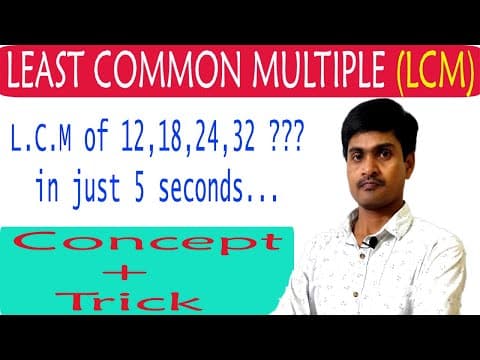 LCM Shortcur Trick | Best Shortcut Trick In Telugu | What is LCM ? క.సా.గు సులభంగా కనుక్కోవడం ఎలా ?