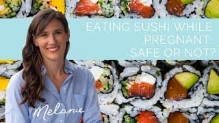 Eating sushi while pregnant safe or not