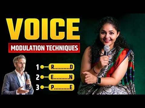 Voice Modulation Techniques for Public Speaking | Voice Modulation Techniques in Hindi