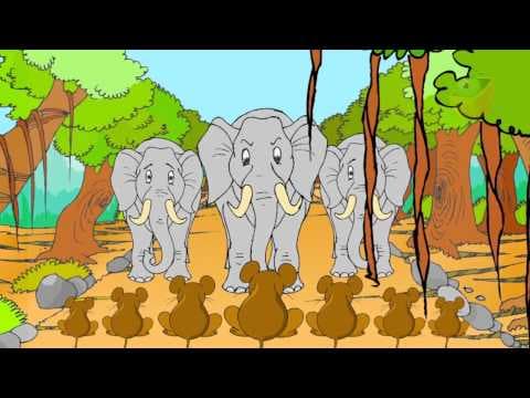 సహాయానికి సహాయం , elephant and mice - panchatantra kathalu - stories