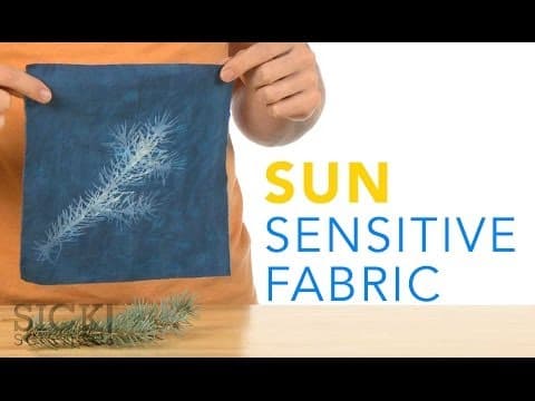 Sun Sensitive Fabric - Sick Science! #198