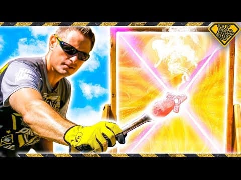 Mad Science- MELTING Metal with Sunlight King Of Random Puts The Solar Scorcher To The Test
